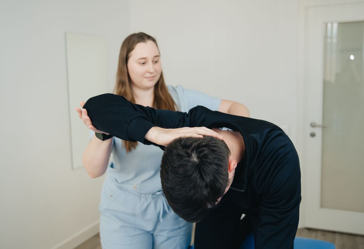 Sesión de fisioterapia
